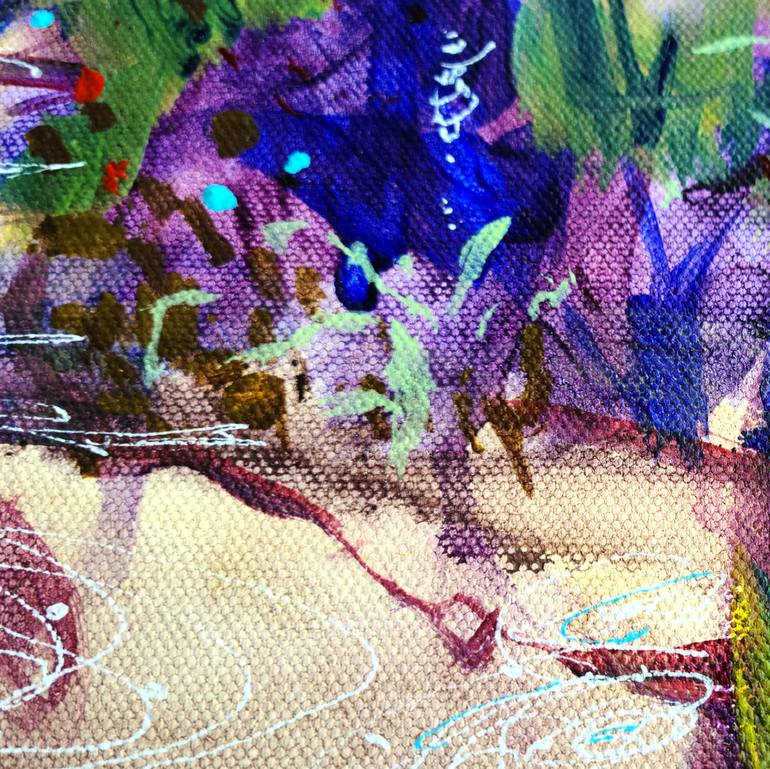 Original Abstract Landscape Painting by Heather W Ernst