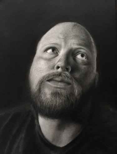 Original Realism Portrait Drawings by ian wilgaus