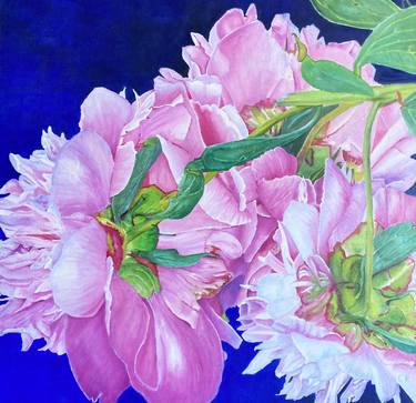Print of Fine Art Floral Paintings by Christiane Kingsley
