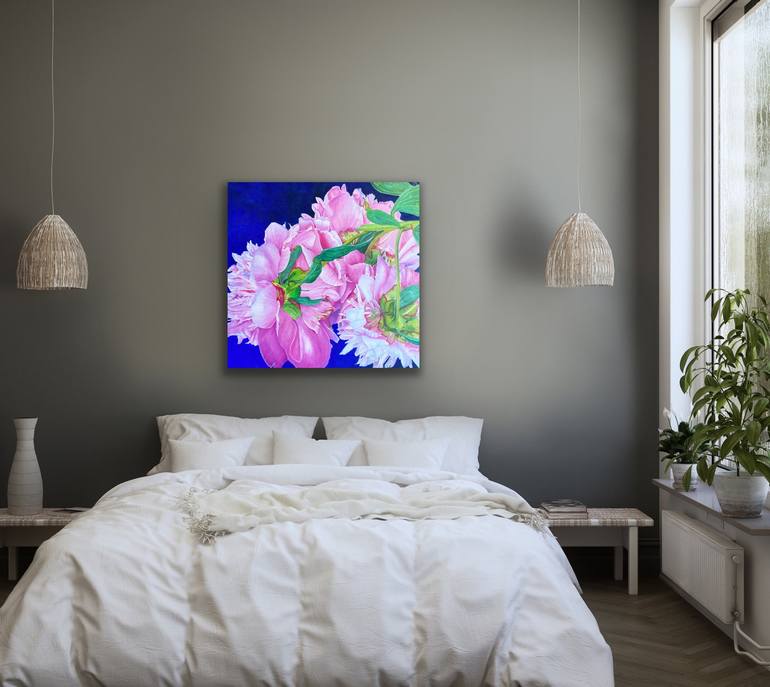 Original Contemporary Floral Painting by Christiane Kingsley