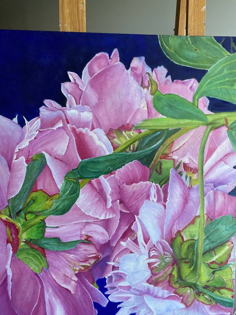 Original Contemporary Floral Painting by Christiane Kingsley