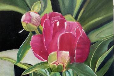 Print of Realism Floral Paintings by Christiane Kingsley