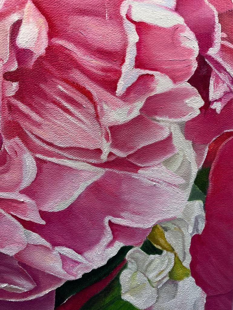 Stop to Smell the Flowers Painting by Christiane Kingsley