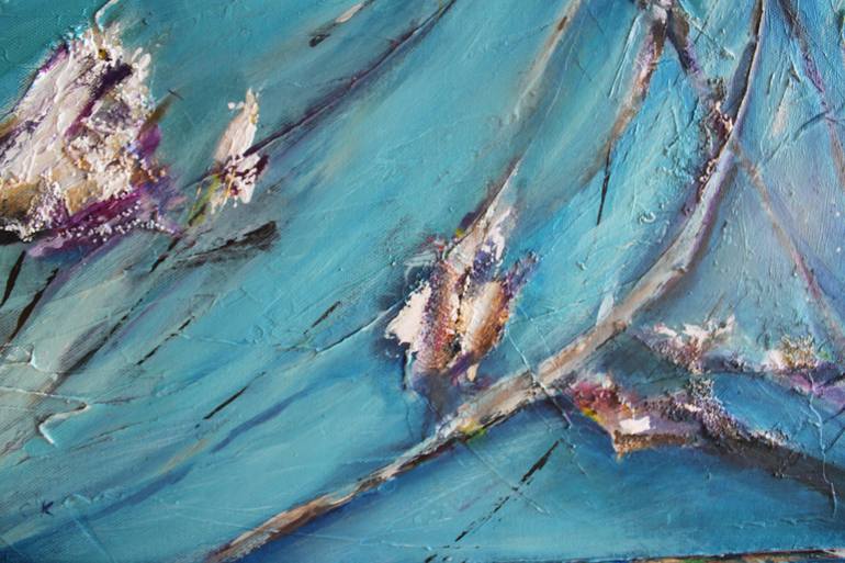 Original Impressionism Abstract Painting by Christiane Kingsley