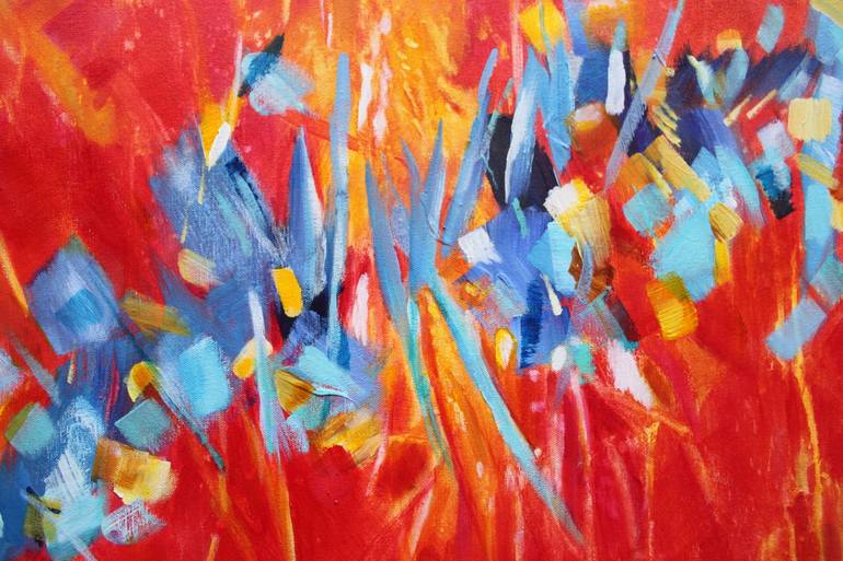Original Abstract Expressionism Abstract Painting by Christiane Kingsley