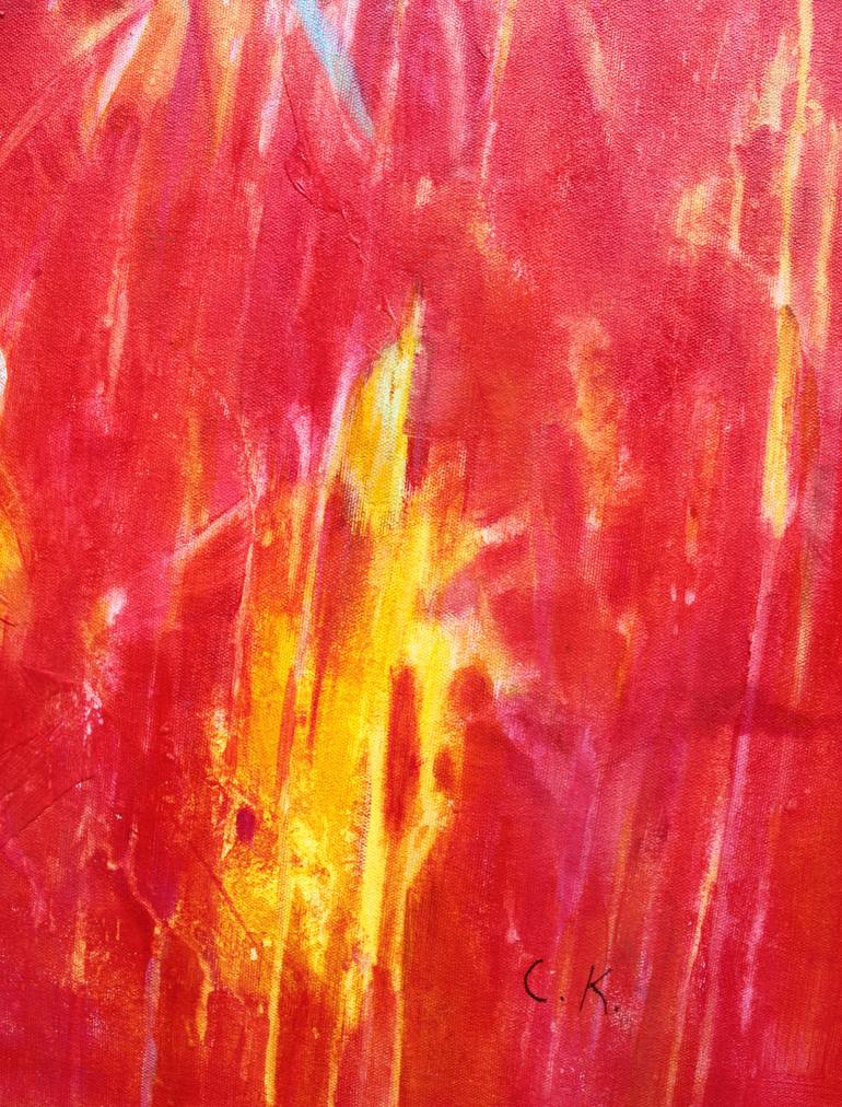 Original Abstract Expressionism Abstract Painting by Christiane Kingsley