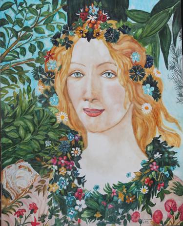 Print of Fine Art Portrait Paintings by Christiane Kingsley