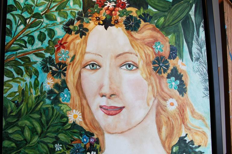 Original Fine Art Portrait Painting by Christiane Kingsley