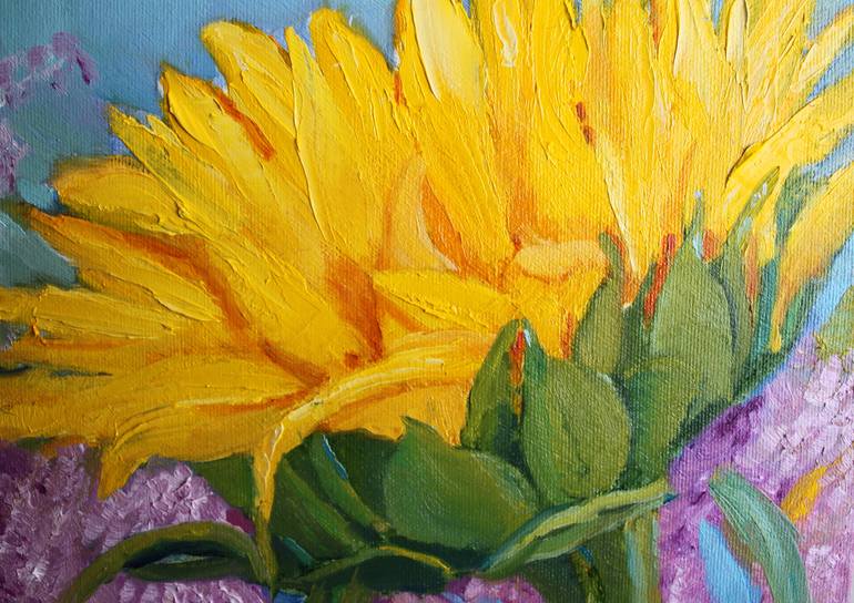 Original Fine Art Floral Painting by Christiane Kingsley