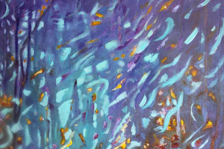 Original Abstract Expressionism Abstract Painting by Christiane Kingsley