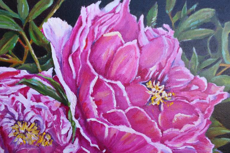 Original Impressionism Floral Painting by Christiane Kingsley