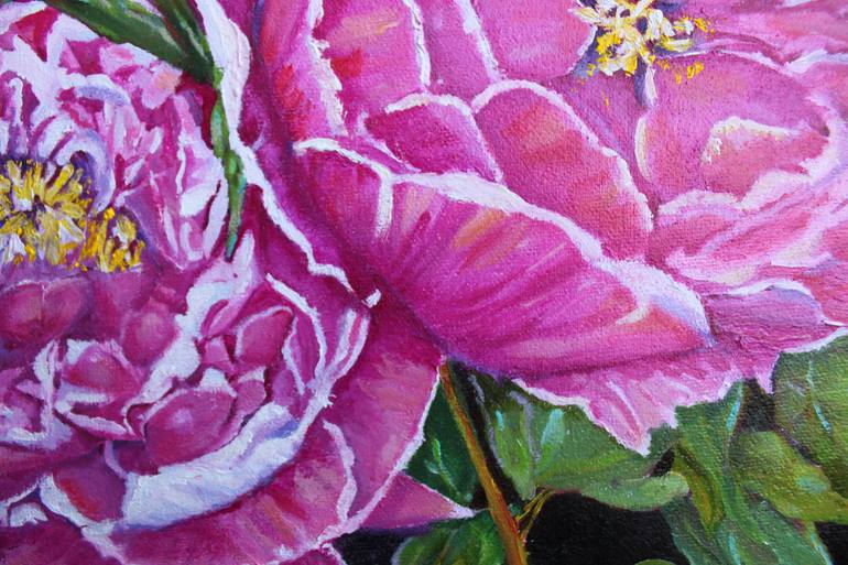 Original Impressionism Floral Painting by Christiane Kingsley