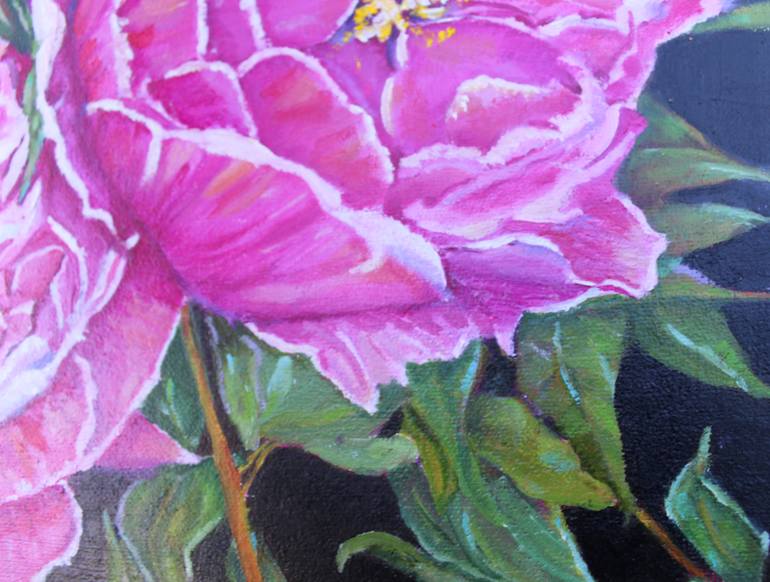 Original Impressionism Floral Painting by Christiane Kingsley