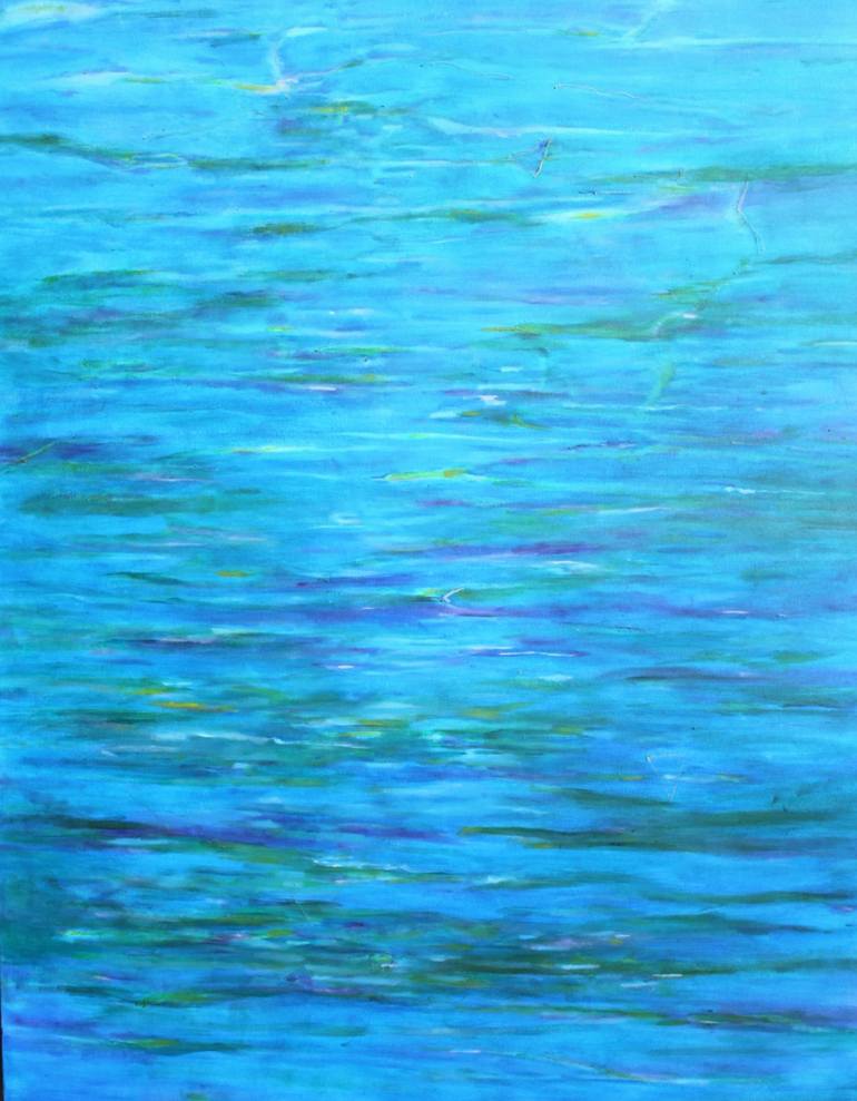 Original Landscape Painting by Christiane Kingsley  Abstract Art on Canvas  Meditation II