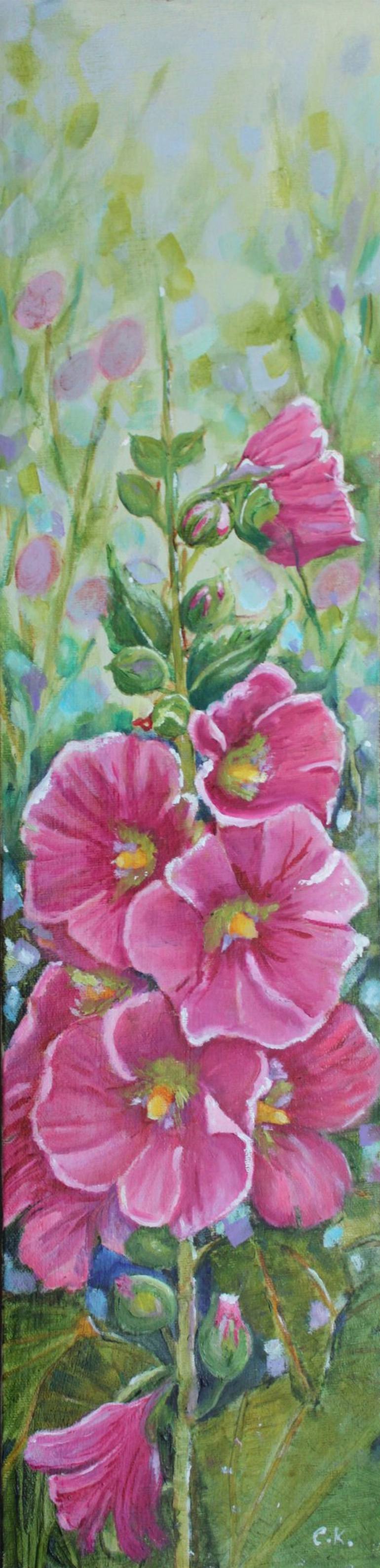 Original Impressionism Floral Painting by Christiane Kingsley