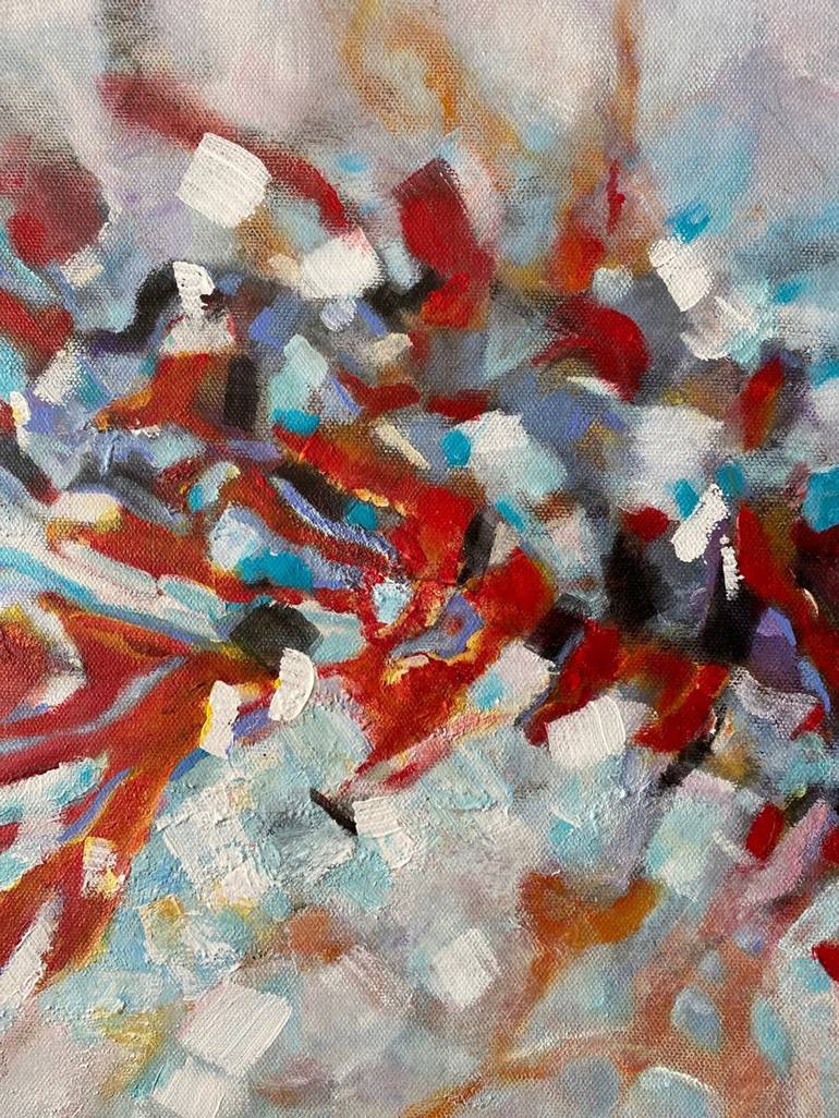 Original Abstract Expressionism Abstract Painting by Christiane Kingsley