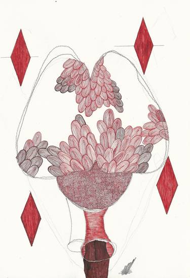 Print of Body Drawings by Alexandra Sebag