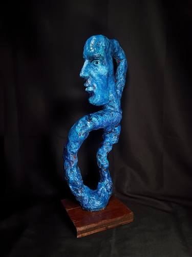 Original Abstract Body Sculpture by Pasquale Maria Petrone