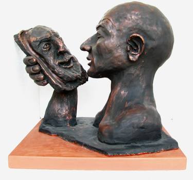Original Figurative Men Sculpture by Pasquale Maria Petrone