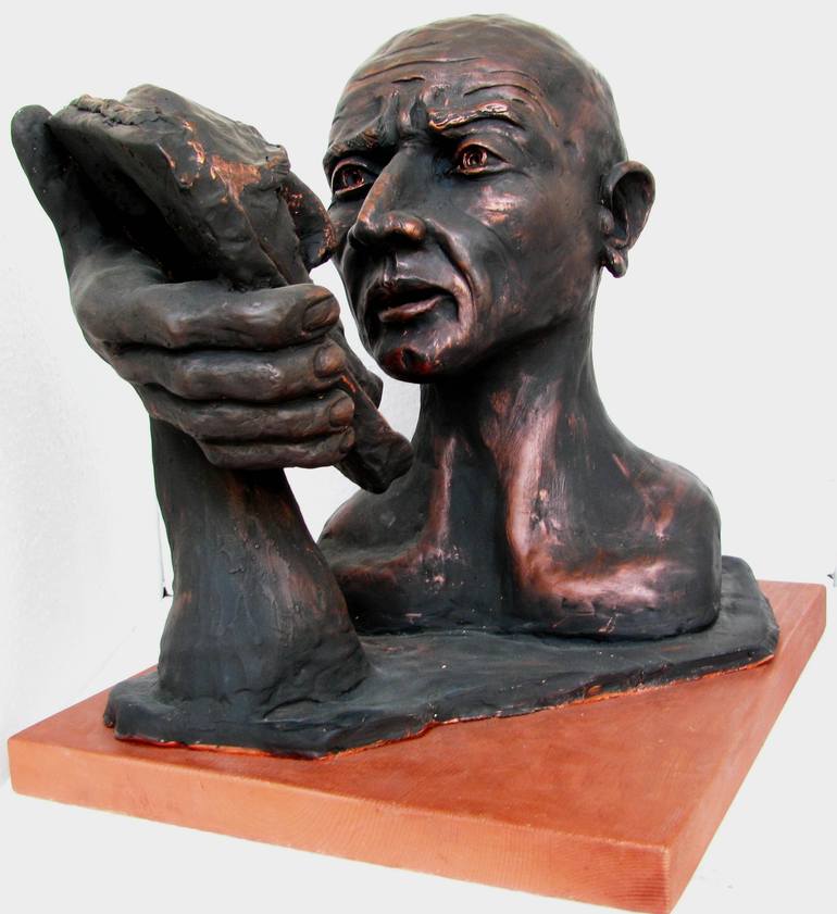 Original Men Sculpture by Pasquale Maria Petrone