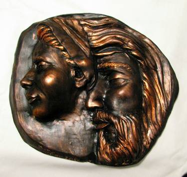 Original Figurative Family Sculpture by Pasquale Maria Petrone