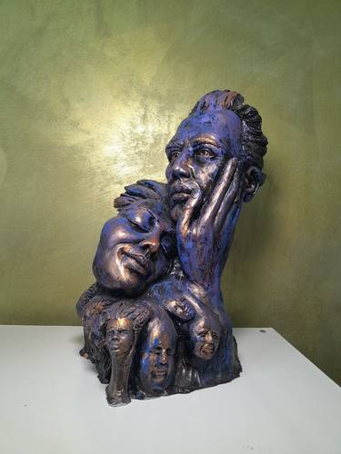 Original Expressionism Body Sculpture by Pasquale Maria Petrone