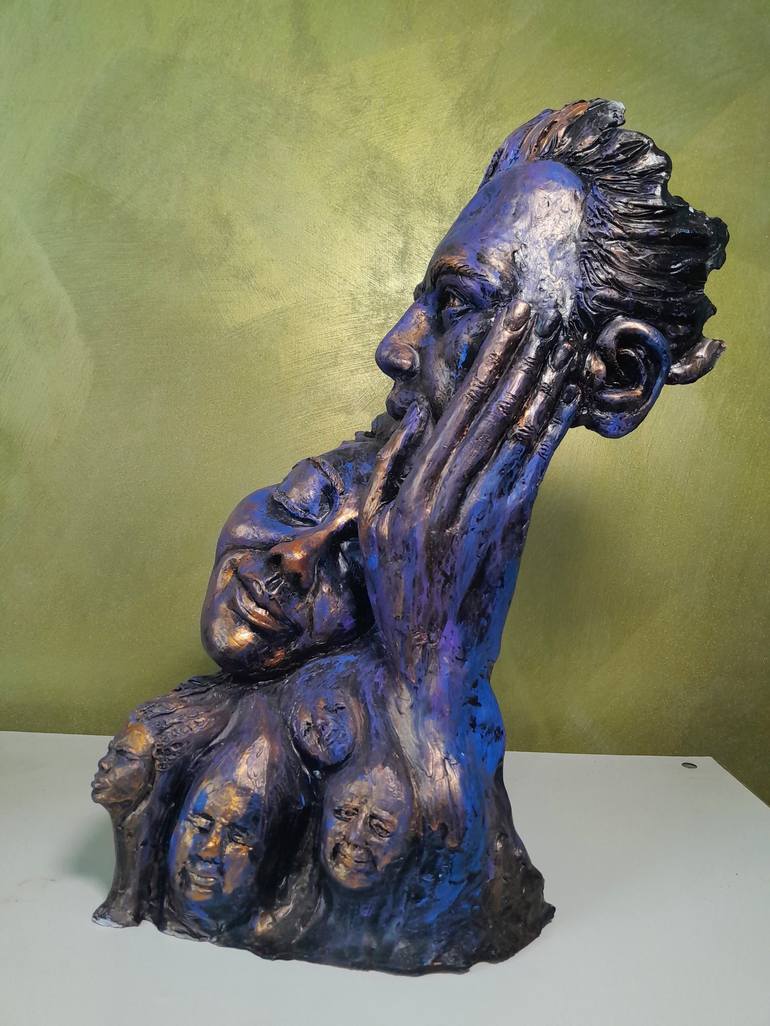 Original Expressionism Body Sculpture by Pasquale Maria Petrone