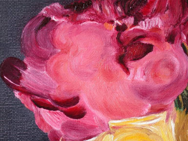 Original Figurative Floral Painting by Claude GUILLEMET