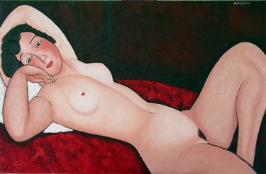 Original Nude Paintings by Claude GUILLEMET