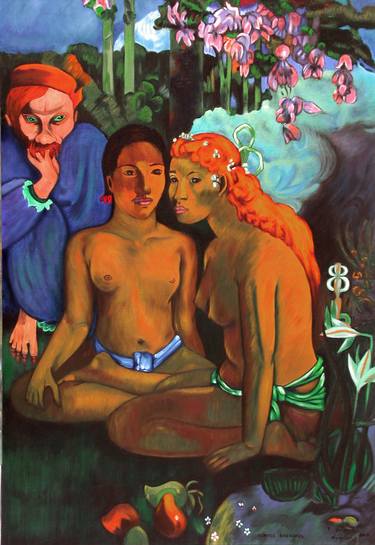 BARBAROUS TALES  after Gauguin thumb