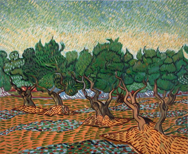 van gogh the olive trees