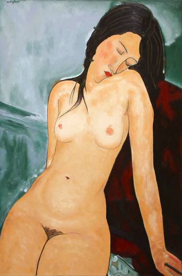 Original Nude Paintings by Claude GUILLEMET