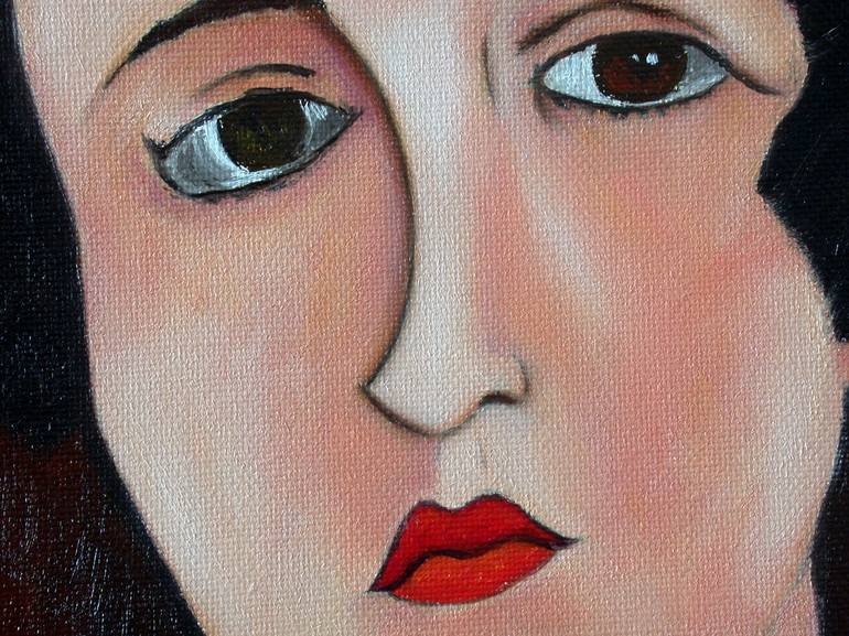 Original Portraiture People Painting by Claude Guillemet