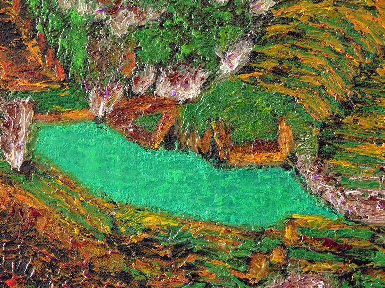 Original Documentary Landscape Painting by Claude GUILLEMET
