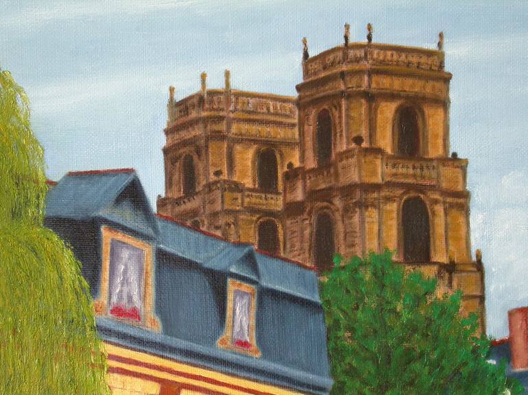 Original Figurative Cities Painting by Claude GUILLEMET