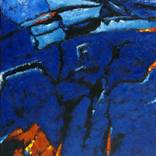 BLUE AND VERMILLION Nr 1 by Claude GUILLEMET