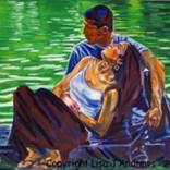 Central Park Lovers by Lisa J Andrews