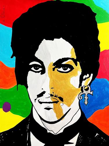 Original Pop Art Pop Culture/Celebrity Paintings by Le Closier