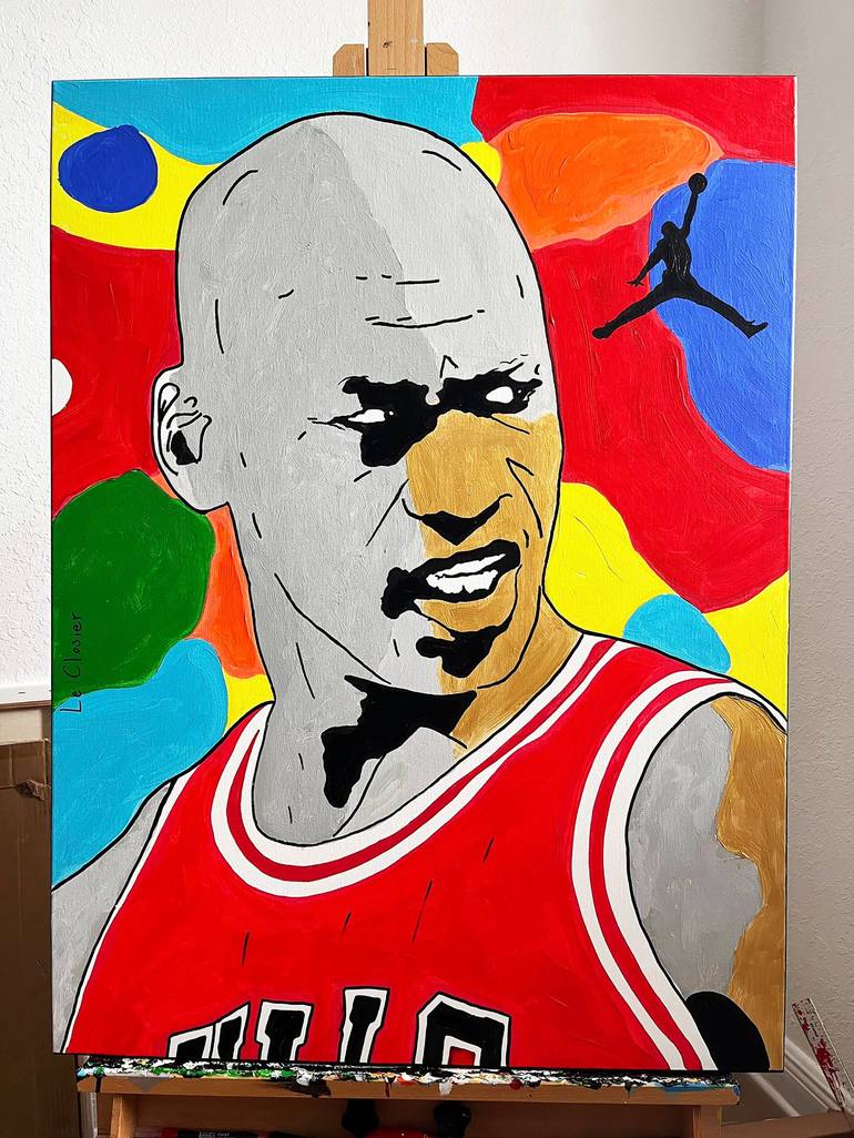 Original Pop Art Sport Painting by Le Closier