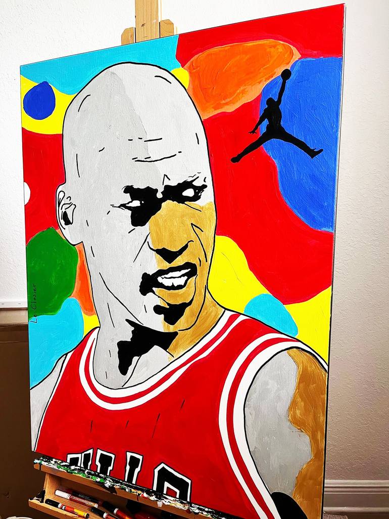 Original Pop Art Sport Painting by Le Closier