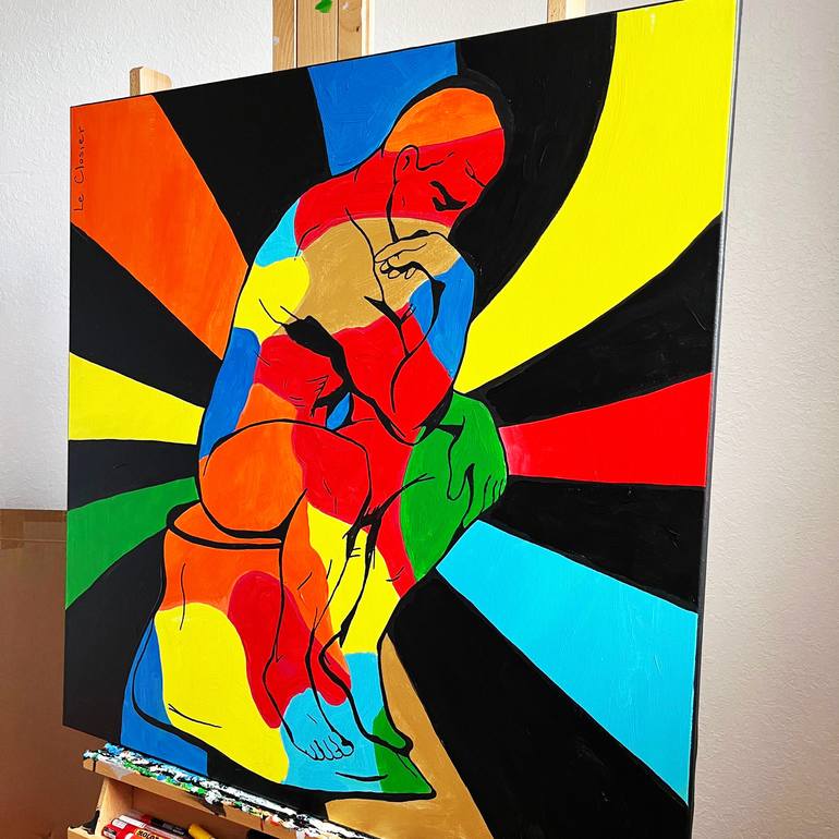 Original Figurative People Painting by Le Closier