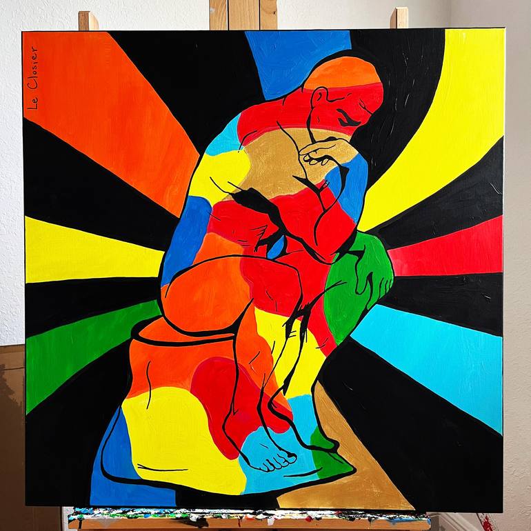 Original Figurative People Painting by Le Closier