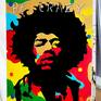JIMI HENDRIX (BE CRAZY)
Acrylic and spray paint on canvas 22"x28".
Ready to hang.