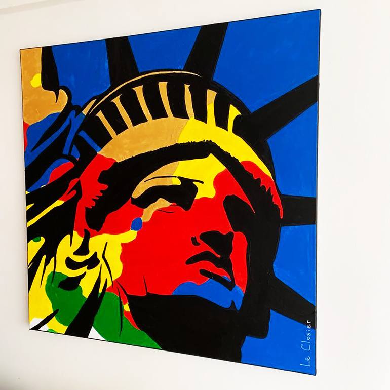 Original Pop Art Architecture Painting by Le Closier