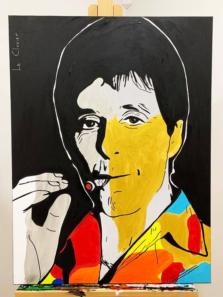 Original Pop Art Pop Culture/Celebrity Painting by Le Closier