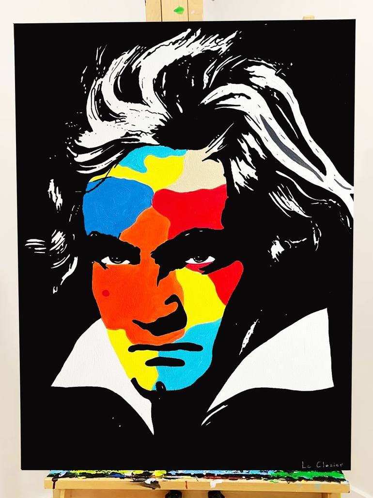 Original Pop Art Pop Culture/Celebrity Painting by Le Closier