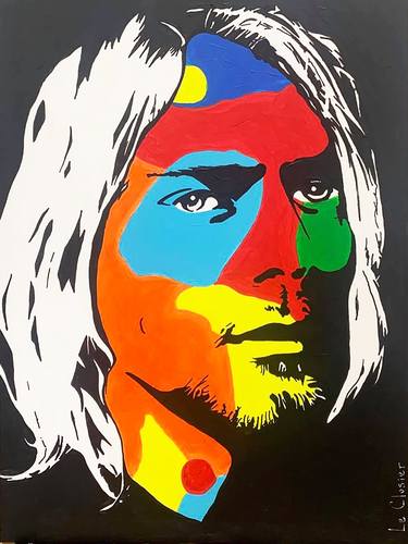 Original Pop Art Pop Culture/Celebrity Paintings by Le Closier