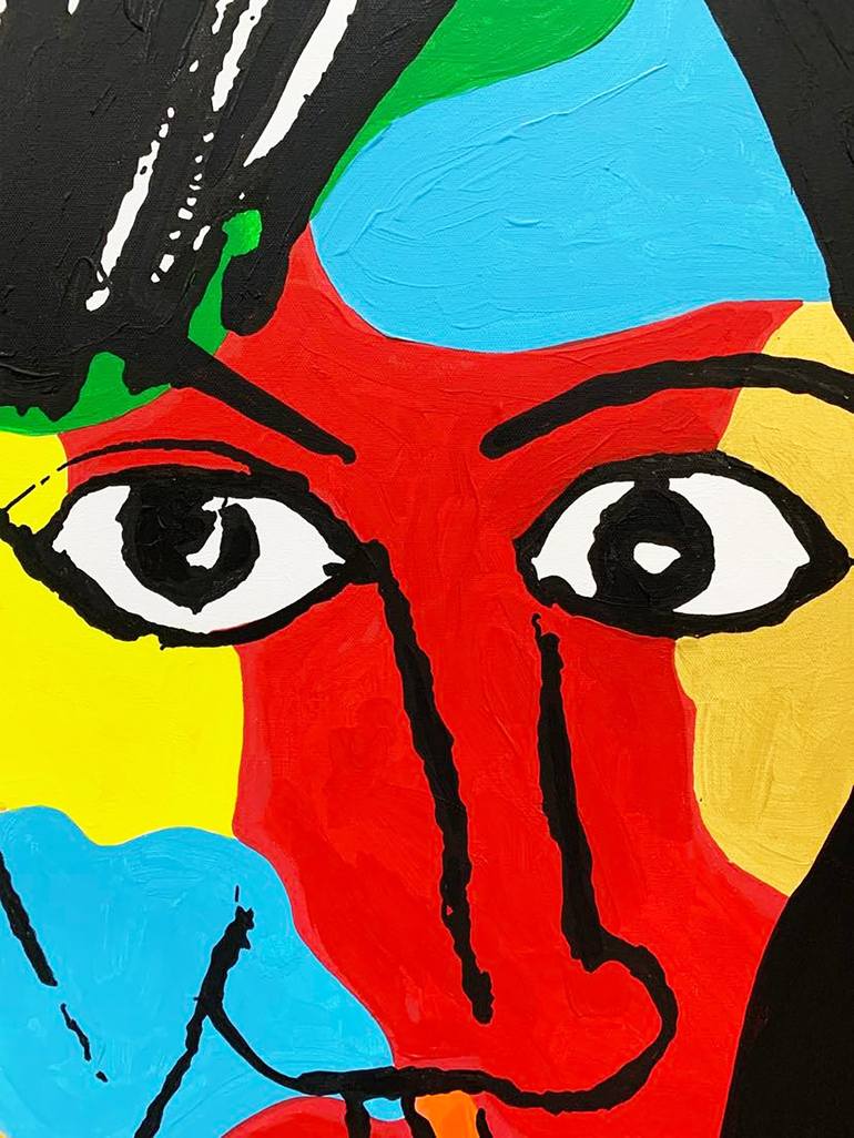 Original Pop Art Portrait Painting by Le Closier