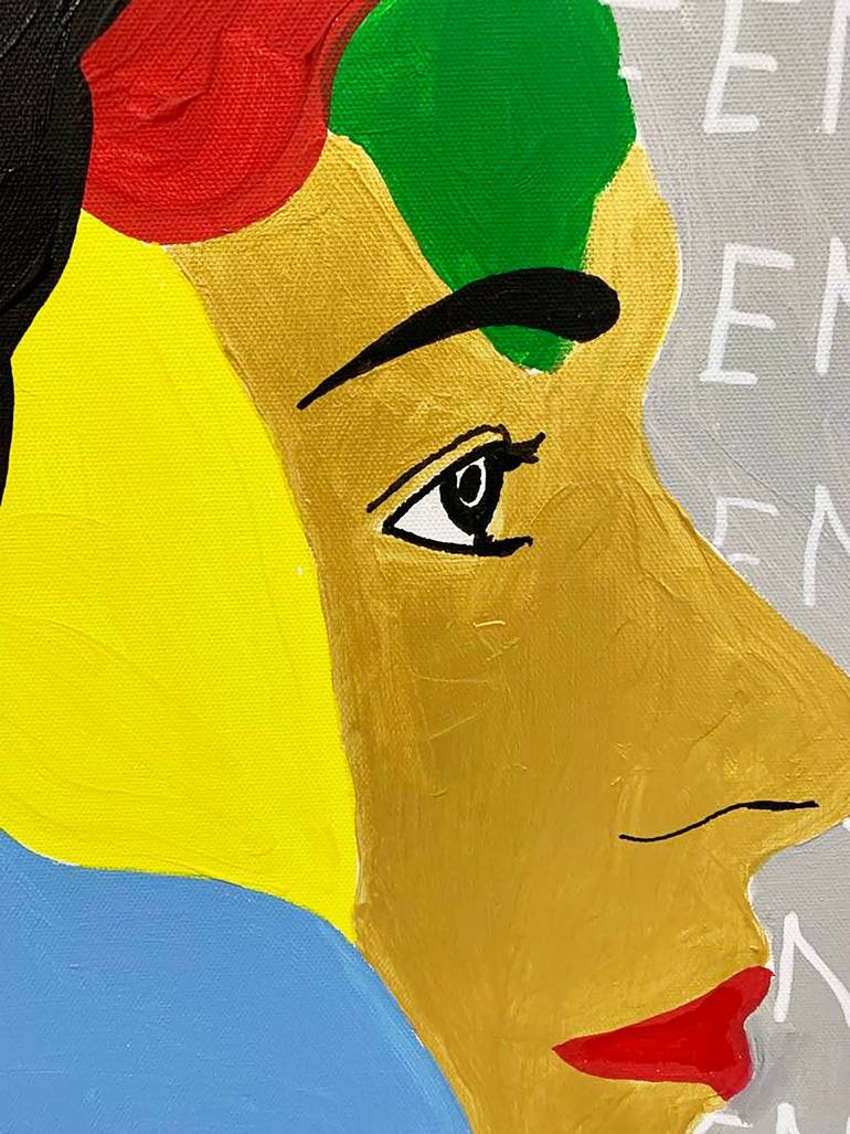 Original Pop Art Portrait Painting by Le Closier