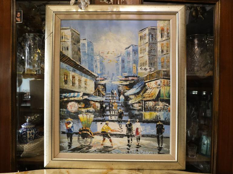 Original Classicism Cities Painting by Yücel Kavlak